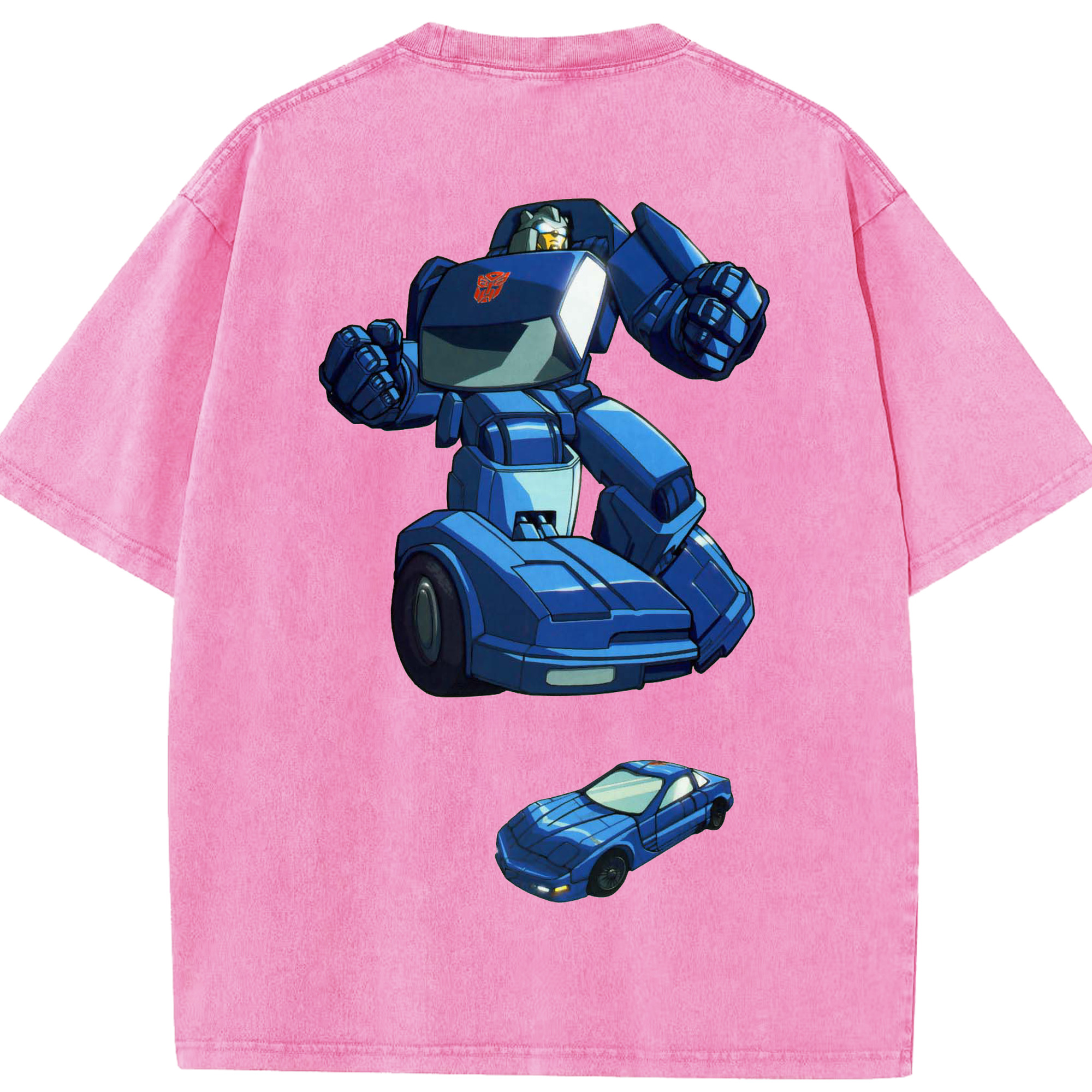 （画像用）  綿100% ヴィンテージ風 半袖Tシャツ（背面プリント）